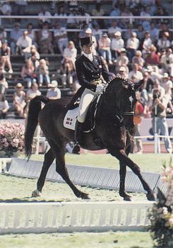 1995 Collect-A-Card Equestrian #92 Anne-Grethe Tornblad-Jensen / Supermax Ravel Front